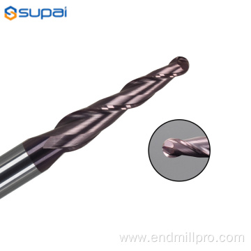 Solid Carbide Tapered Degree End Mill for Steel